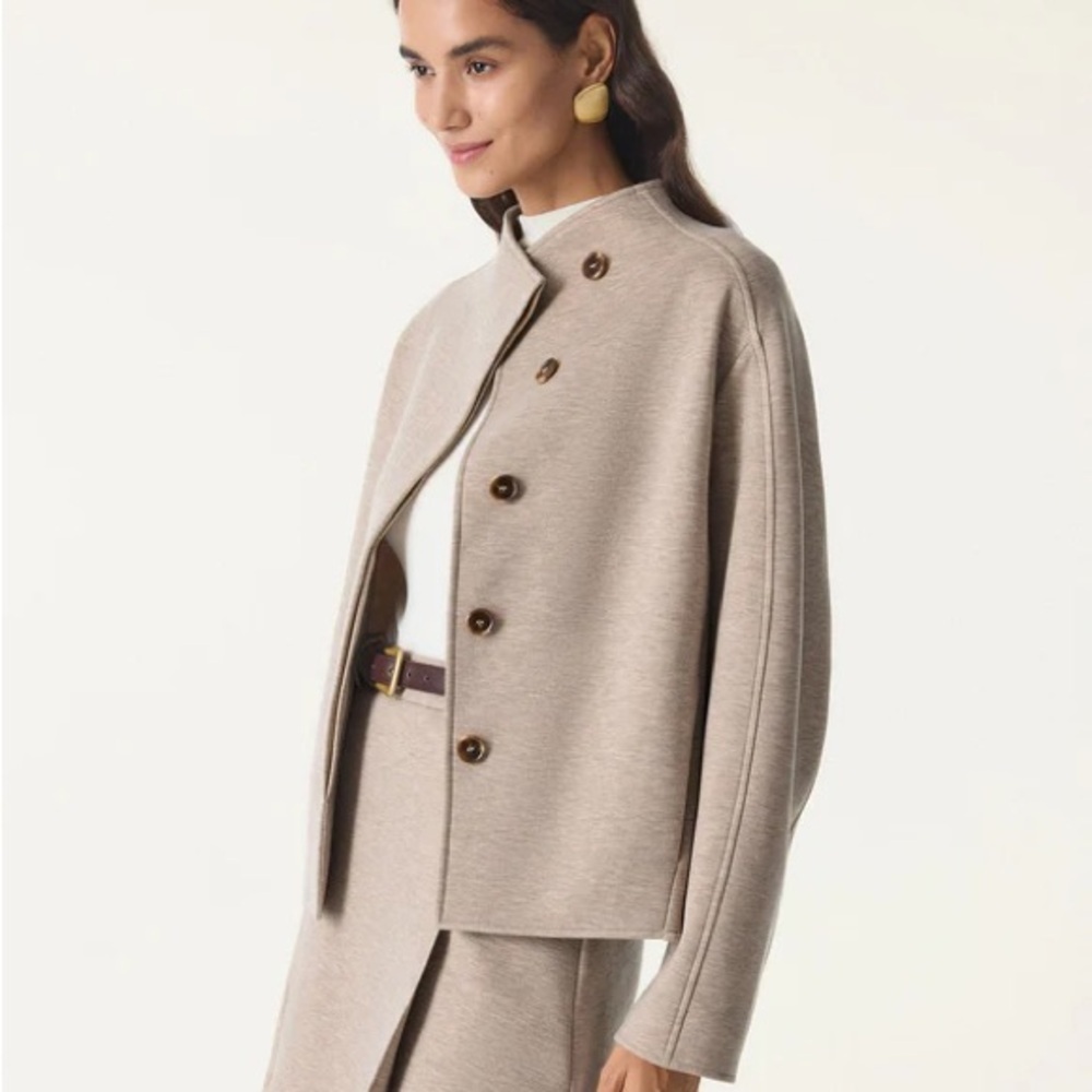 OGL Heather Morganite Knit Jacket Size S – Functional Pockets